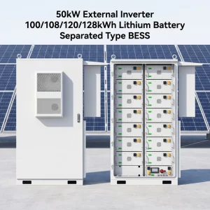 OEM 100kW 105kW 215kWh 241kWh ESS BESS Industrial Commercial Energy Storage Container Cabinet All-in-One 100kW Solar Generator