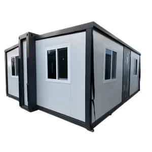OEM Double Wing Expandable Container Unit Prefabricated Accommodation for Mining Camp Construction Site Staff Quarters