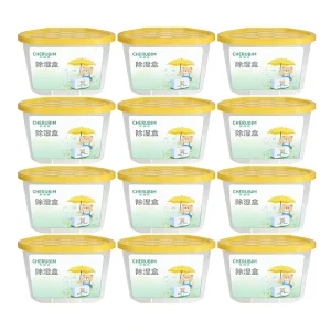 OEM ODM 230g Calcium Chloride Damp Trap Box Disposable Moisture Absorber Box for Closet Bathroom REACH SDS MSDS Certificate