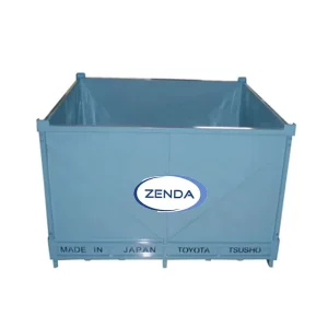 OEM ODM Customized Large Heavy Duty Galvanized Foldable Steel Stackable High Strength Collapsible Bulk Container Storage