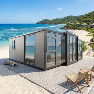 OEM ODM Expandable Prefab Container House Modern Design Movable Tiny Home for Home Office Hotel Warehouse with 1 Year Warranty