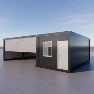 OEM Steel Prefab Car Workshop House Single-story Prefabricated Flat Pack Container Home Warehouse Storage Garage