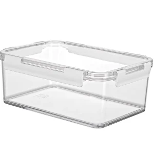 OM Series Transparent Clear Buckle PC Sustainable Modern Multi functional Handmade Food Storage Container Airtight Fresh Party