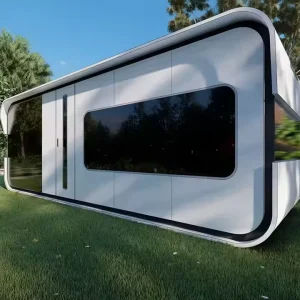 Office Trailer Tiny House Prefab Living Container Home on Wheels Mobile Office Trailer