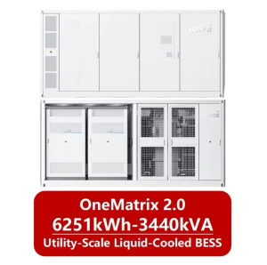 OneMatrix 2.0 All In One Commercial Industrial 6251MWh Hybrid Container BESS Solar Lithium Battery Energy Storage System