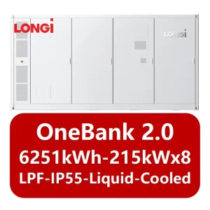 Onebank 215Kw*8 6251Kwh Smart All In One Commercial Industrial Container Bess Lithium Battery Solar Energy Storage System