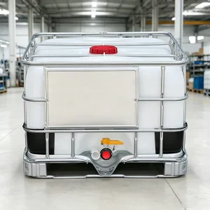 Opaque Intermediate Bulk tank Container 1200 Liter for Sun Sensitive Liquids Recyclable
