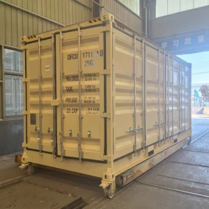 Open Side Double Door 20ft 20GP Shipping Container ISO Certified Customizable Cargo Logistics Loading