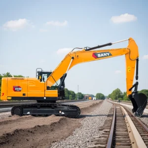 Original Engine Used 215 Excavator SY215C Low Hours Crawler Excavator for Mining & Construction Site