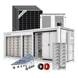 Outdoor 1MW 1000KWH 20FT Lithium Ion Solar Battery System Energy Storage Container On Grid IP67 Air Cooling