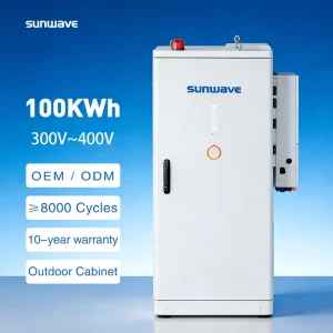 Outdoor 1MW Bess Container Energy Storage Battery 100kWh Industrial Commercial Battery Cabinet Solar Container System