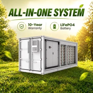 Outdoor Battery Cabinet 1MWh 5MWh 10MWh Container BESS Solar Battery Energy Storage System Industrial Energy