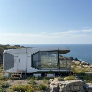 Outdoor Camping Capsule Hotel Starry Sky Apple Cabin Internet Popular Homestay Sunlight Mobile House Steel Container House