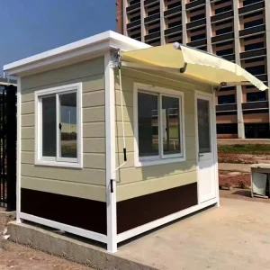 Outdoor Soundproof Portable Toilet Security Cabin Room Chinese Design Public Phone Booth Made Sandwich Panel Container Houses