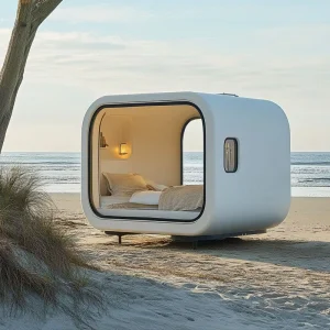 Outdoor Work Pod Apple Cabin Steel Structure Container Houses Modular Home for Office Airport Lounge Backyard Shed Gym