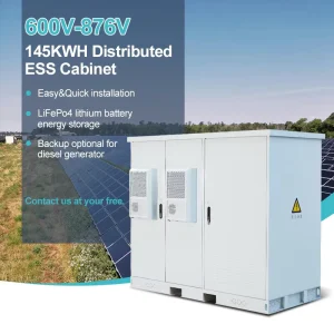 Overseas Warehouses Industrial and Commercial Containerized 20FT Energy Storage System and Solar Charging System