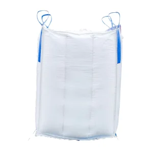 PP FIBC Jumbo Bag 1 Tonne Big U Panel Bulk Bag Container Food Grade Eco friendly Recyclable Flat Bottom