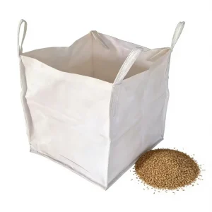 PP Material 1000kg Jumbo FIBC Bag Top Full Open Flat Bottom Container