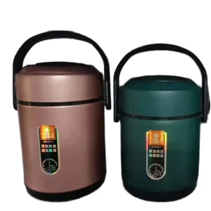 PP Stainless Steel 1-3L Leak-Proof Heat Ready Durable Food Warmer Heat Preserving Lunch Box Storage Container