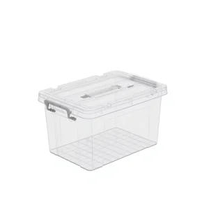 PP Storage Box with Wheels Clothing Organizer Portable Dust-Proof & Moisture-Proof for Home & Kitchen Use