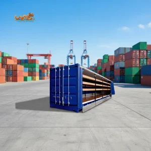PVC Tarpaulin 26ft 40ft 40 High Cube 45ft 45 Feet ft Curtain Side Open Shipping Container