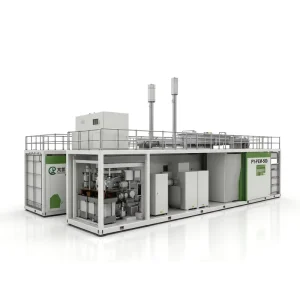 PY PEM 500 PEM Water Electrolyzer 100Nm³/h Containerized Green Hydrogen Production Plant