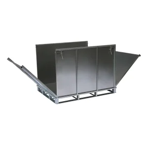 Packaging for Petrochemical Plastics Customized Metal Container Foldable Durable Industrial IBC Bulk Pallet Box for Chemical