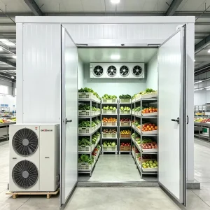 Pallet Cold Storage Walk in Freezer Room for Warehouse Vegetable Meat Fruit Seafood Preservation Use Cool Containers