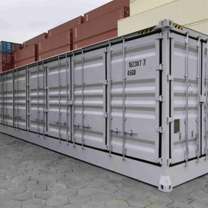 Personalized Custom Design for 40HQ 2 Side Open Container.