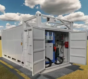 Petrol Container Gas Station 20000 Liters Benzene Storage Tanks Artificial Insemination Tanks Fuel Tank with Pump and Meter