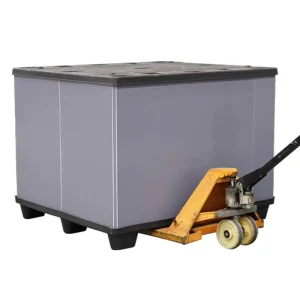 Plastic Folding Bins Pallet Storage Large Bulk Corrugated Plastic Gaylord Containers for Shipping Transportation Sales