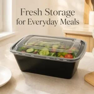 Plastic Food Container Reusable Disposable PP Meal Box Injection Molded Fast Food Packaging Box