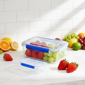 Plastic Food Storage Container With Locking Lid PP Material Food Prep Container for Restaurant Kitchen Commercial Use