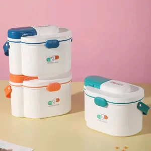 Plastic Medical Container Medicine Box With Pill Box
