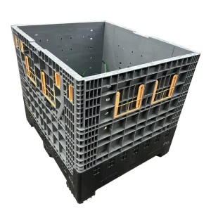 Plastic Pallet Box Bulk Container with Huge Internal Volume and Great Robustness 1200*1000mm