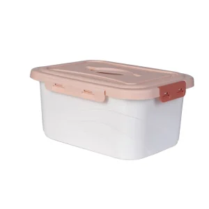 Plastic Storage Container Portable Storage Boxes Bins Plastic Storage Box with Four Locks