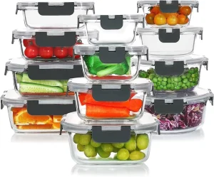 Plastic Transparent Locked Storage Bins Box Sealed Food Container Airtight Plastic Food Storage Boxes