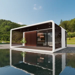 Pod Steel Structure European Design Waterproof Tiny House Prefab Container Cabin for Tourism House Hotel & Office Use