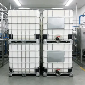 Polyethylene 1000 Liter IBC Plastic Tank ISO9001 Certified Chemical Storage