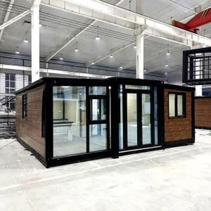 Popular 20ft 40ft Container House Light Steel Frame Modular Mobile Home Expandable Container Room 2Bedrooms Stackable Hotel Use