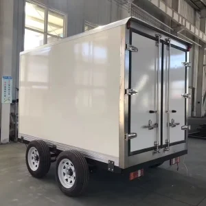 Popular Australia New Zealand Commercial Dry Box Trailer Most Practical FRP XPS Insulated Truck Body Trailers