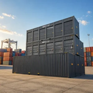 Portable 10ft 20ft 40ft Self Storage Container with Rolling Up Doors and Locker Stackable Heavy Duty