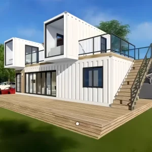 Portable 2-3 Bedroom Mobile Home 20ft 40ft Foldable Container House Waterproof Cabin Housing Ready for Live for Apartment