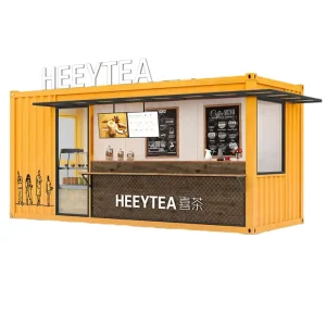 Portable 20FT Modular Steel Sea Container House Expandable Prefabricated Office House Shop or Hotel Use for Villas