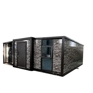 Portable 20ft Folding Container House Vessel Casas Prefabricadas for Coffee Shop or Hotel Made of Sandwich Panel