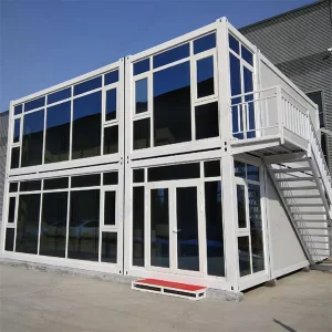Portable 20ft Folding Shipping Container House Multifunctional Earthquake Resistant Modern Design for Office Building School
