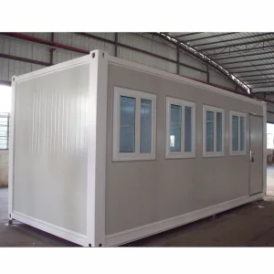 Portable 20ft Modern Waterproof Flat Pack Storage Container Easy to Assemble Made of Sandwich Panel for Hotel Use