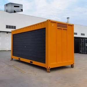 Portable 20ft Shipping Container with Roller Shutter Door for House Garage Shop or Office Use