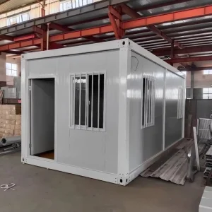 Portable 20ft Steel Shipping Container Public Toilet with Flat Pack Design Insulation & Fireproof Features for Hotels Gyms Parks