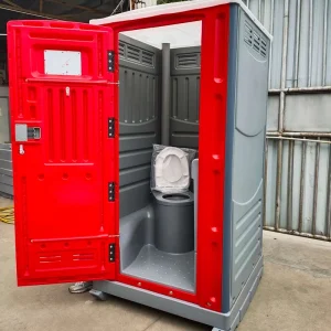 Portable Bathroom Solutions HDPE Mobile Outdoor Construction Site Toilet